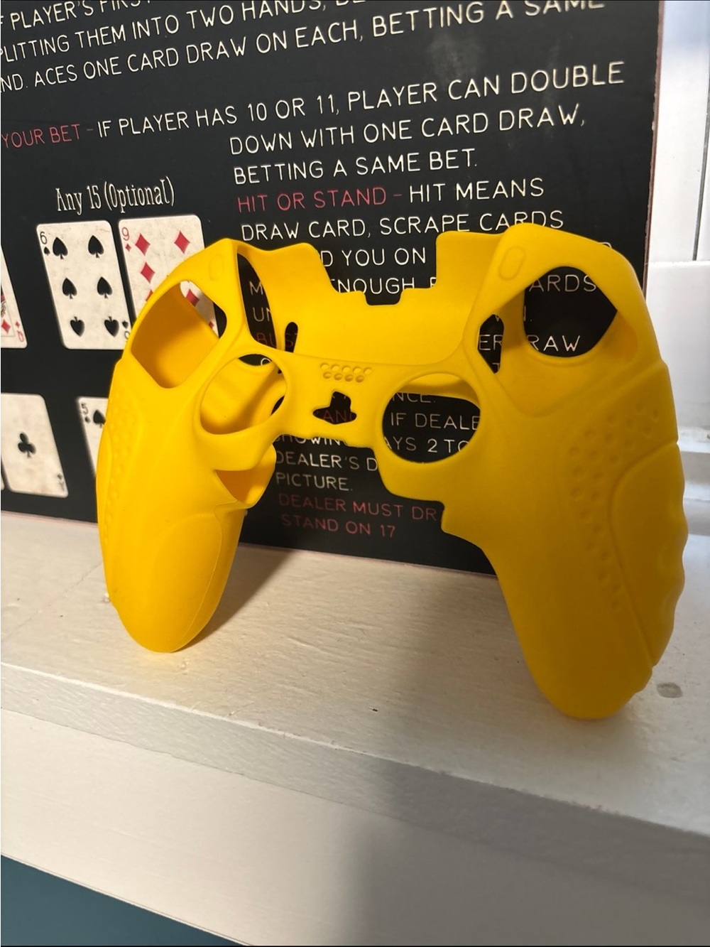 Yellow Silicone Controller Cover - Fits Standard Game Controllers